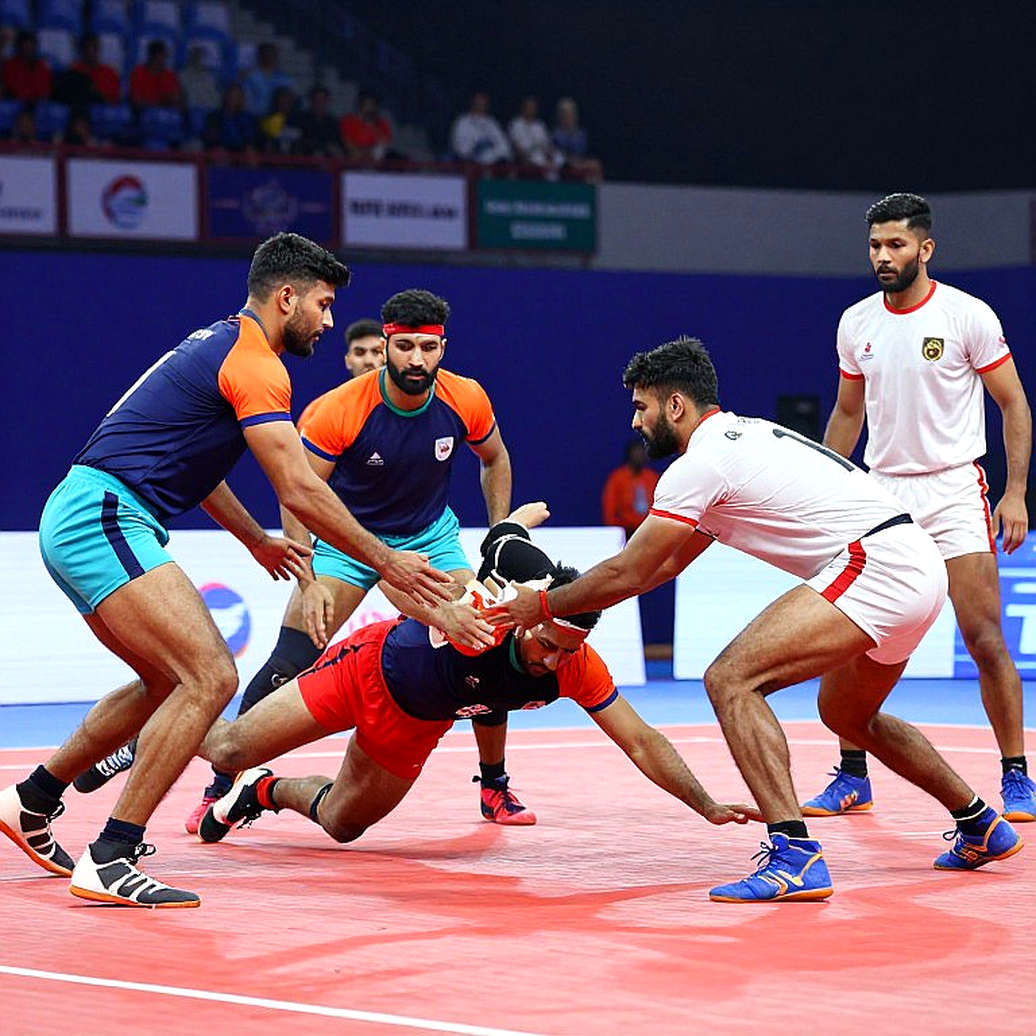 এশিয়ান গেমস কাবাডি: ৩৭-২১ স্কোরের ভেতরে ভারতের স্প্লিট আর চীনা তাইপের বোনাস-লাইনে বেঁচে থাকা