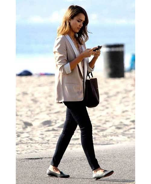 Jessica Alba Business Woman Outfit