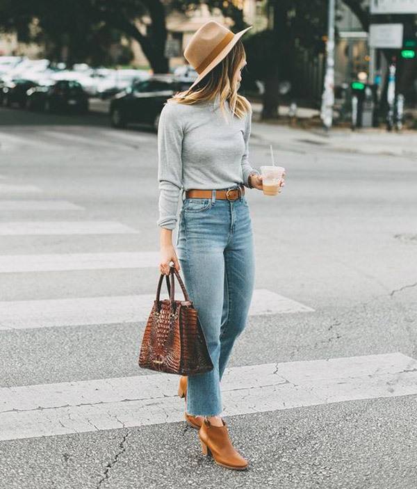 Cropped Flare Jeans Outfits