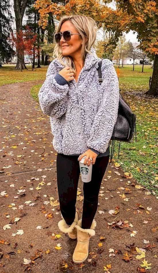 Comfy Cute Winter Outfits with Uggs