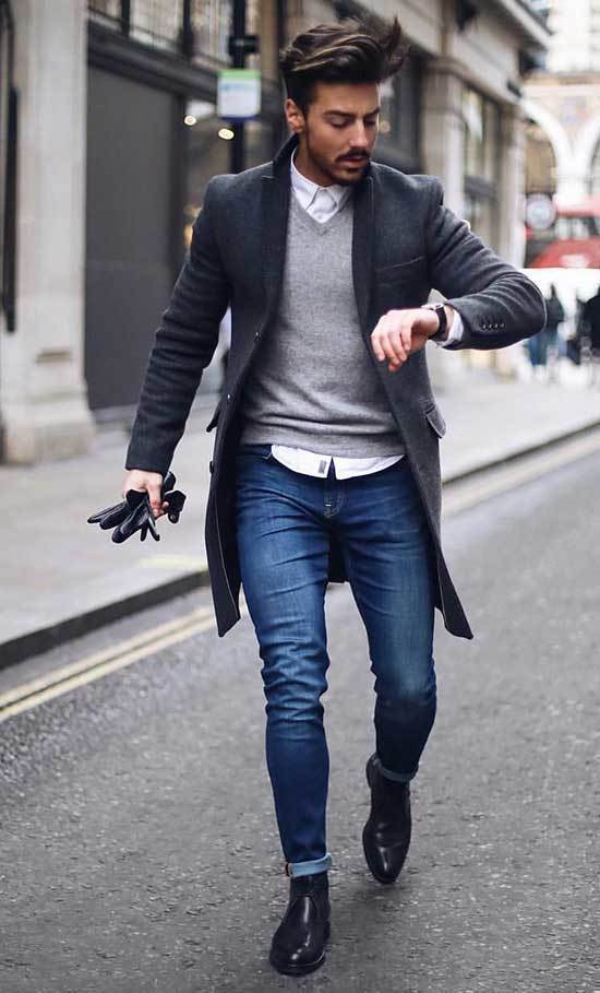 Simple Mens Winter Business Casual Outfits