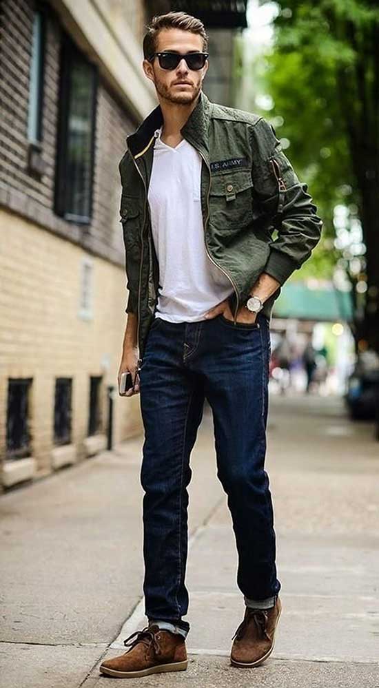 Mens Casual Boots Outfit Ideas