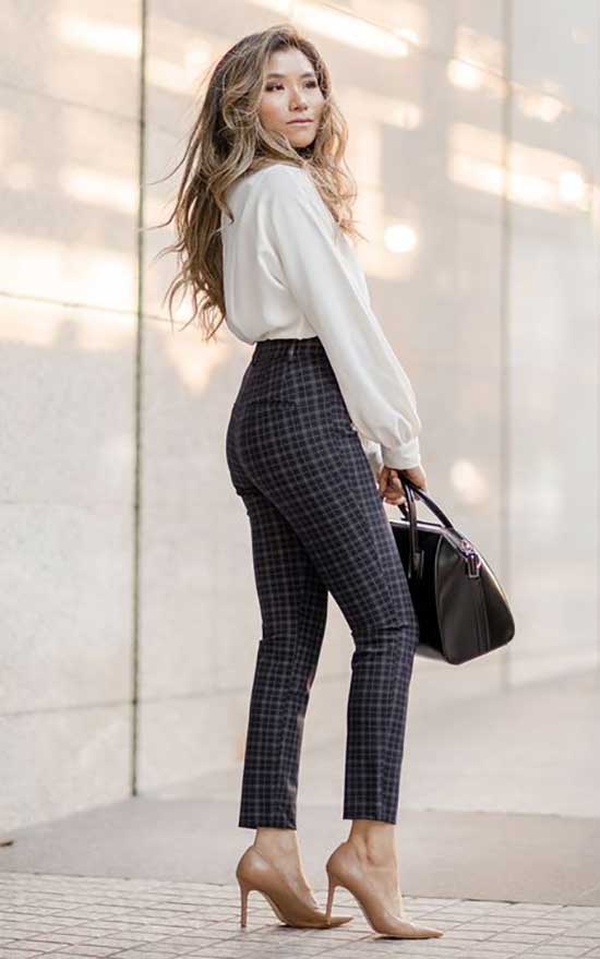 Work Plaid Outfits for Fall-14